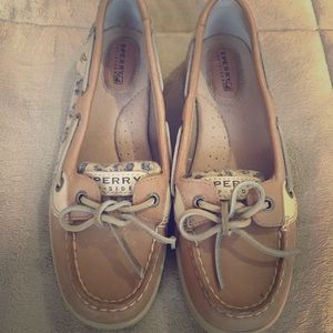 🚫SOLD! 🚫Cheetah sperry top-sided shoes